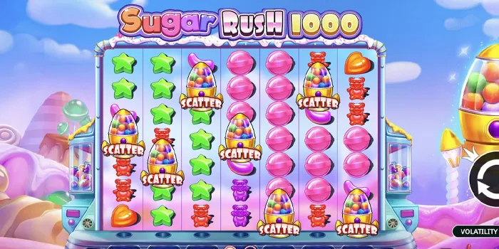 Varian Simbol Slot Sugar Rush 1000